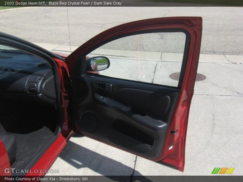 Blaze Red Crystal Pearl / Dark Slate Gray 2003 Dodge Neon SXT