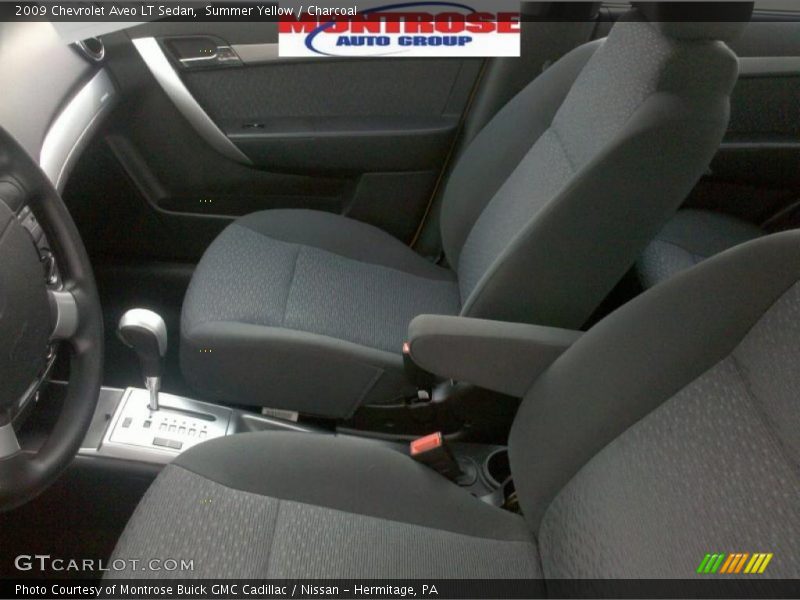 Summer Yellow / Charcoal 2009 Chevrolet Aveo LT Sedan