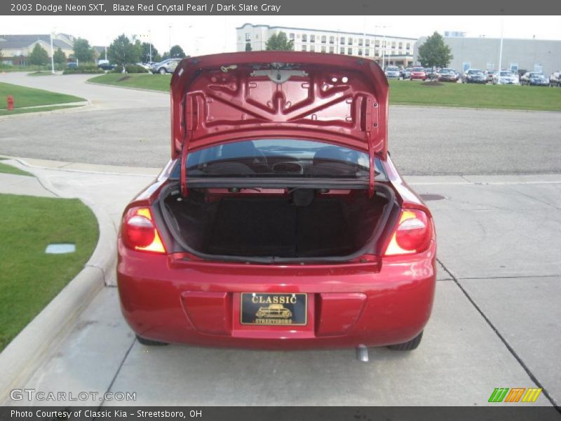 Blaze Red Crystal Pearl / Dark Slate Gray 2003 Dodge Neon SXT