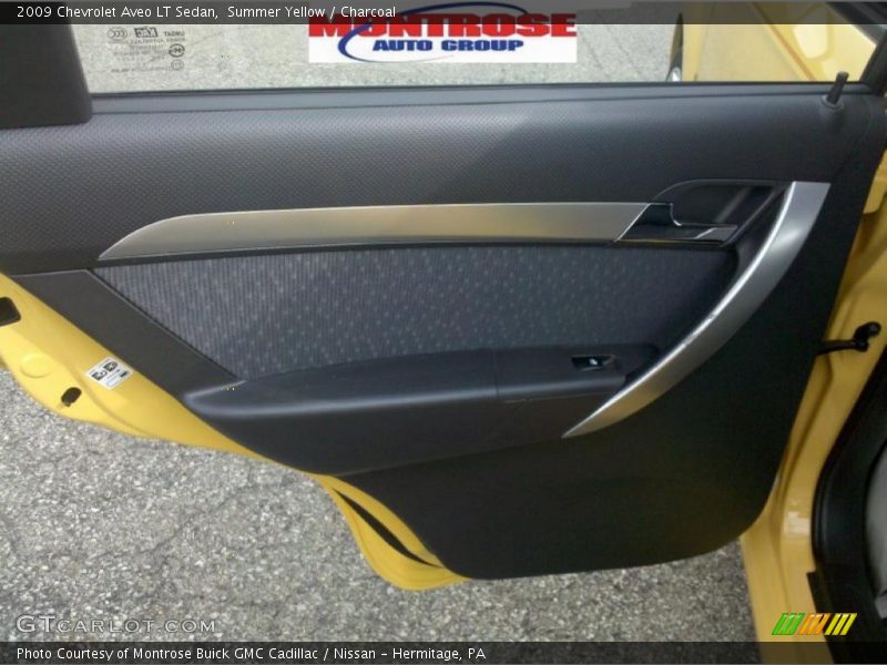 Summer Yellow / Charcoal 2009 Chevrolet Aveo LT Sedan