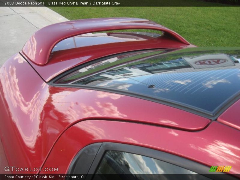 Blaze Red Crystal Pearl / Dark Slate Gray 2003 Dodge Neon SXT