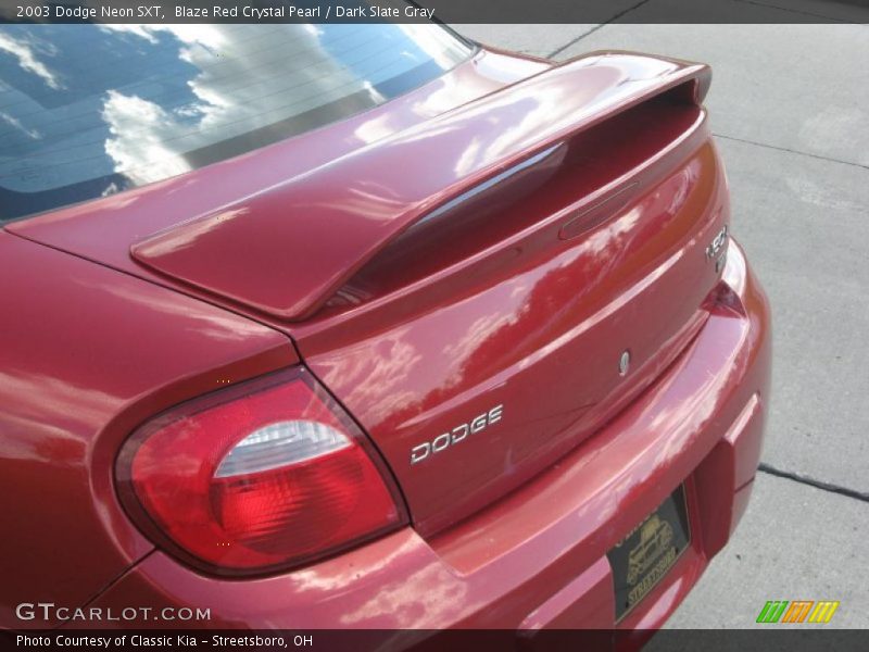 Blaze Red Crystal Pearl / Dark Slate Gray 2003 Dodge Neon SXT