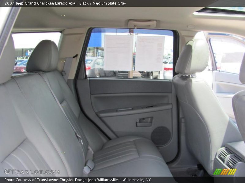 Black / Medium Slate Gray 2007 Jeep Grand Cherokee Laredo 4x4