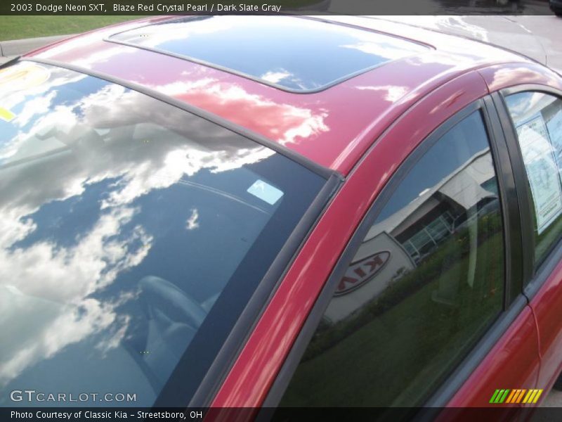 Blaze Red Crystal Pearl / Dark Slate Gray 2003 Dodge Neon SXT