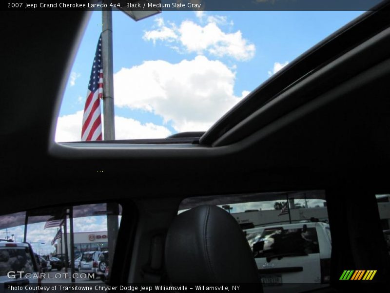 Black / Medium Slate Gray 2007 Jeep Grand Cherokee Laredo 4x4
