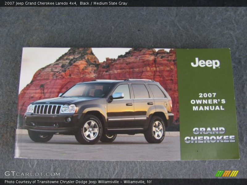 Black / Medium Slate Gray 2007 Jeep Grand Cherokee Laredo 4x4