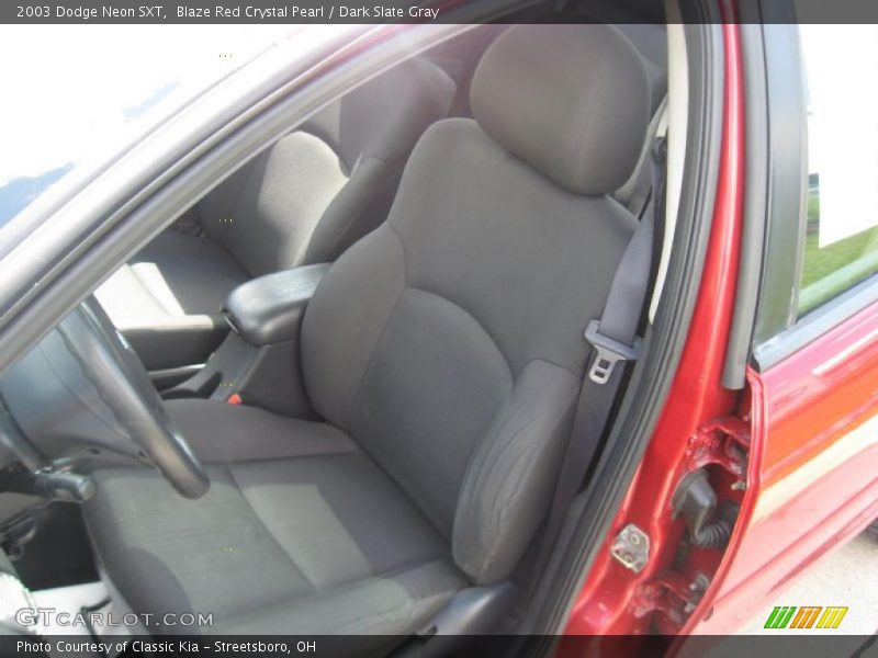 Blaze Red Crystal Pearl / Dark Slate Gray 2003 Dodge Neon SXT
