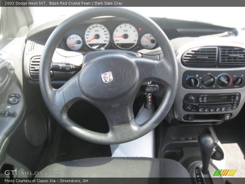 Blaze Red Crystal Pearl / Dark Slate Gray 2003 Dodge Neon SXT