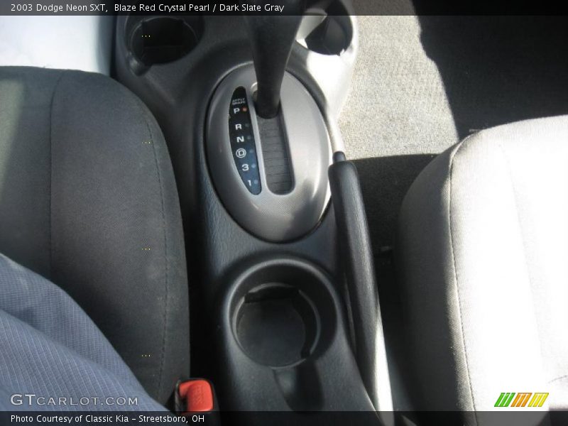 Blaze Red Crystal Pearl / Dark Slate Gray 2003 Dodge Neon SXT