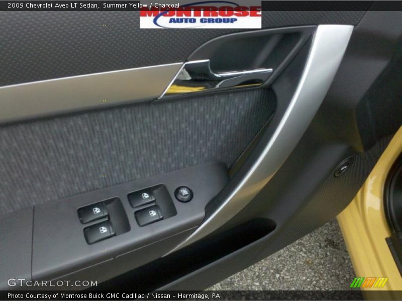 Summer Yellow / Charcoal 2009 Chevrolet Aveo LT Sedan