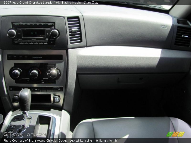 Black / Medium Slate Gray 2007 Jeep Grand Cherokee Laredo 4x4