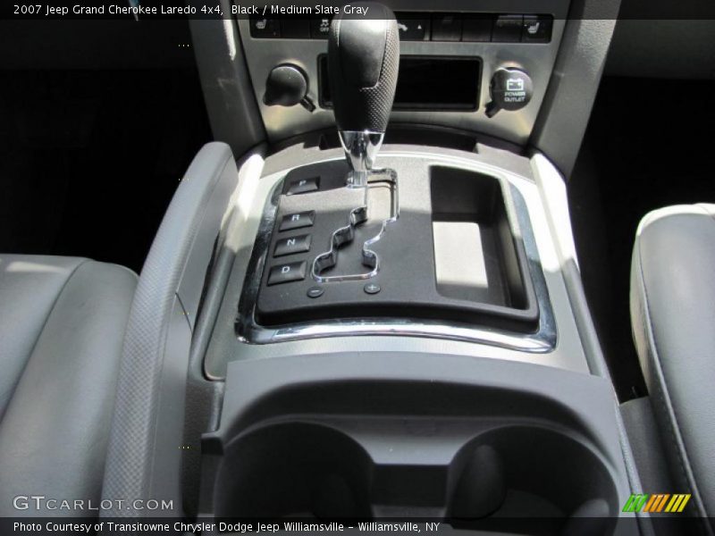 Black / Medium Slate Gray 2007 Jeep Grand Cherokee Laredo 4x4