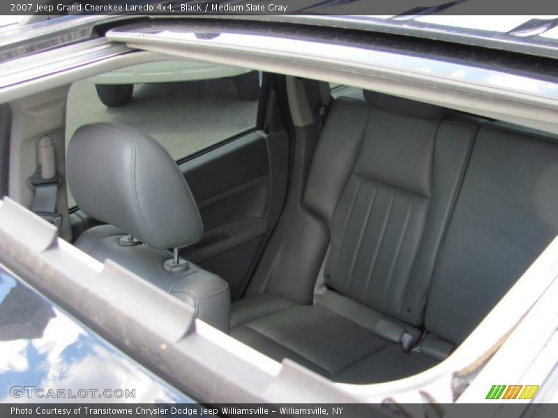 Black / Medium Slate Gray 2007 Jeep Grand Cherokee Laredo 4x4
