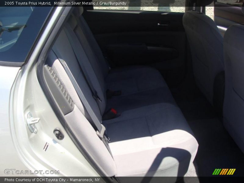 Millenium Silver Metallic / Gray/Burgundy 2005 Toyota Prius Hybrid