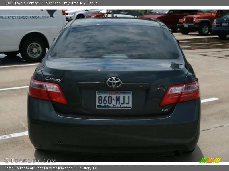 Magnetic Gray Metallic / Bisque 2007 Toyota Camry LE