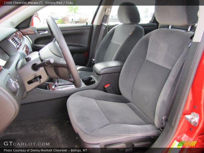 Victory Red / Gray 2009 Chevrolet Impala LT