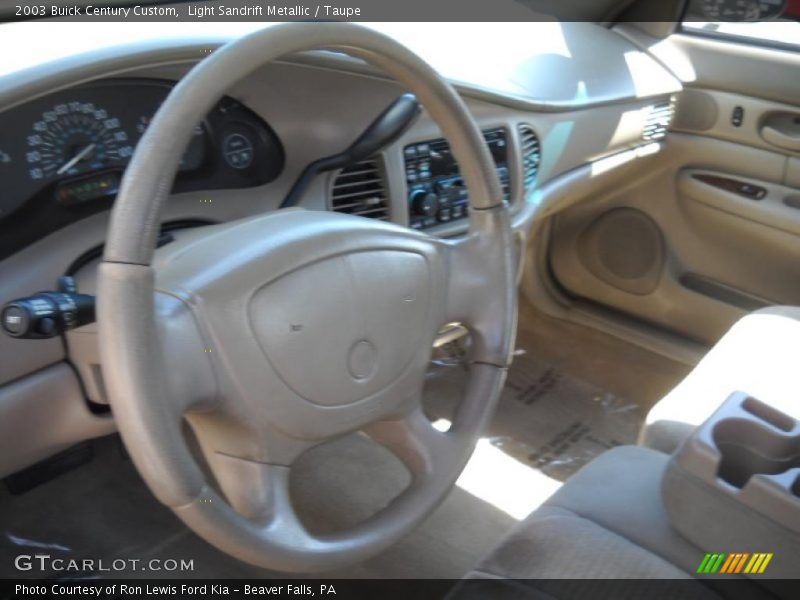 Light Sandrift Metallic / Taupe 2003 Buick Century Custom
