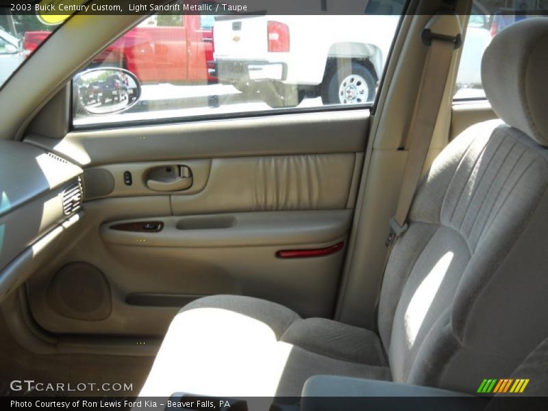 Light Sandrift Metallic / Taupe 2003 Buick Century Custom