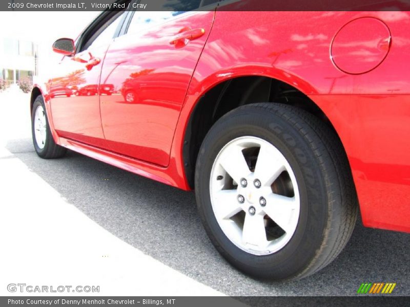 Victory Red / Gray 2009 Chevrolet Impala LT