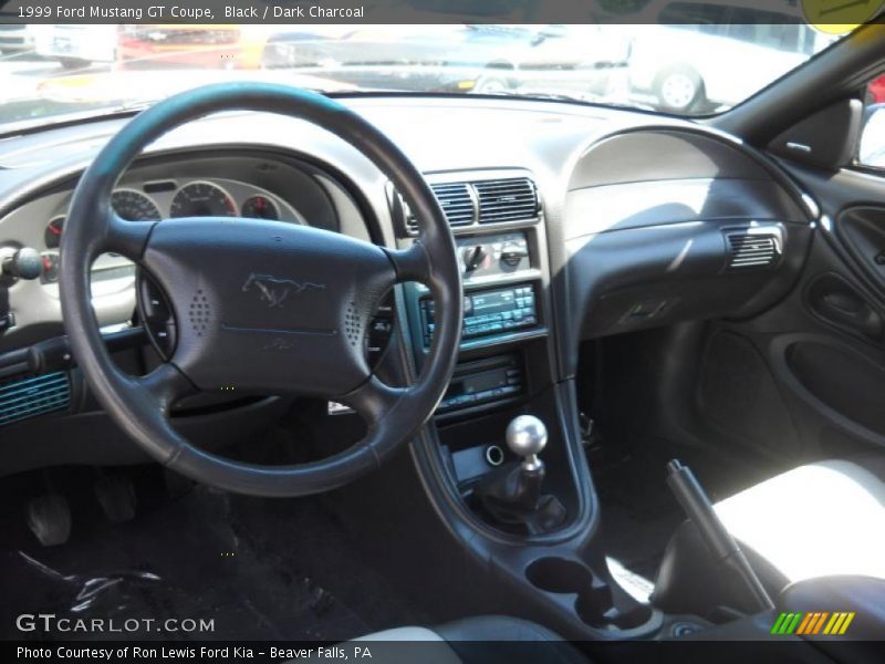 Black / Dark Charcoal 1999 Ford Mustang GT Coupe