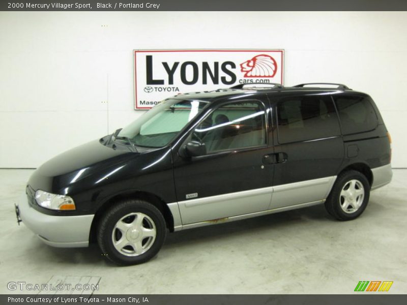 Black / Portland Grey 2000 Mercury Villager Sport