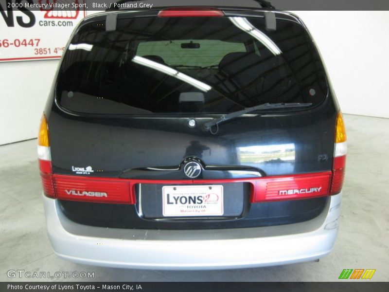 Black / Portland Grey 2000 Mercury Villager Sport