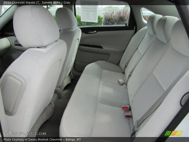 Summit White / Gray 2010 Chevrolet Impala LT