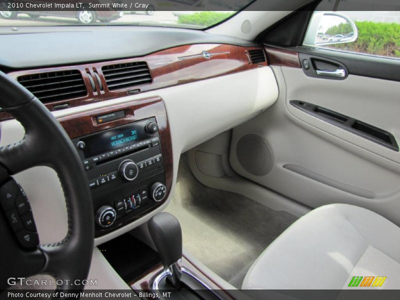 Summit White / Gray 2010 Chevrolet Impala LT