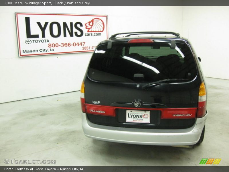 Black / Portland Grey 2000 Mercury Villager Sport