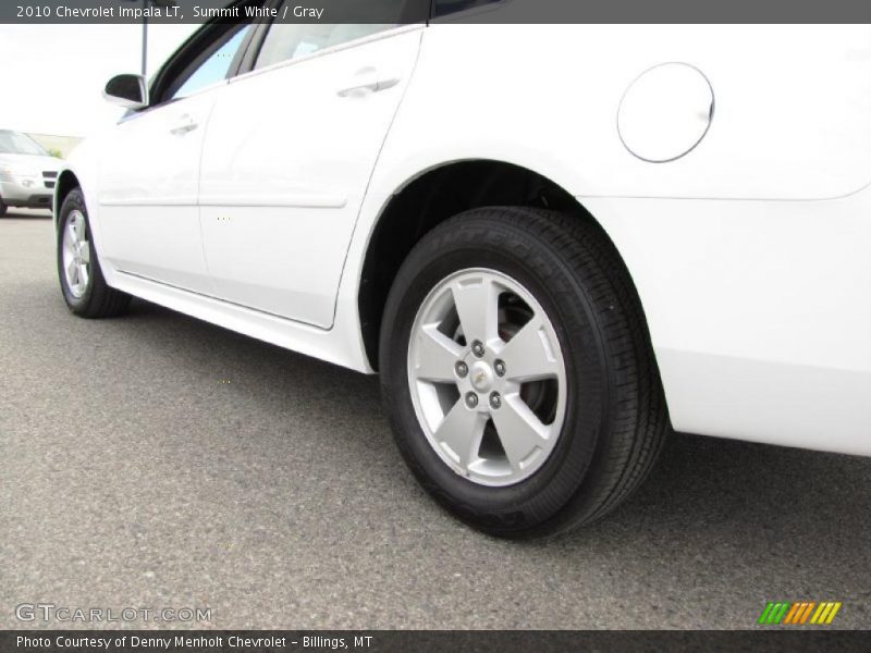 Summit White / Gray 2010 Chevrolet Impala LT