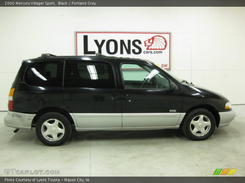 Black / Portland Grey 2000 Mercury Villager Sport