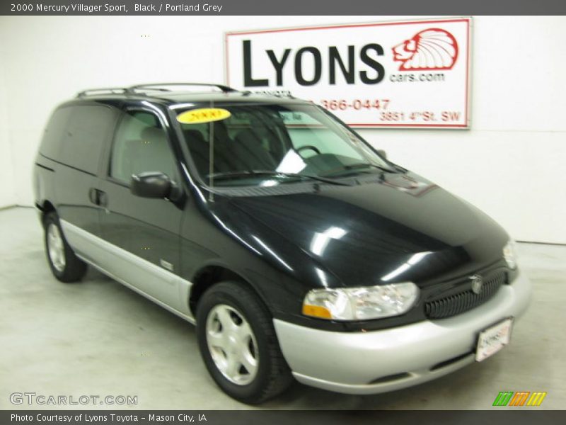 Black / Portland Grey 2000 Mercury Villager Sport