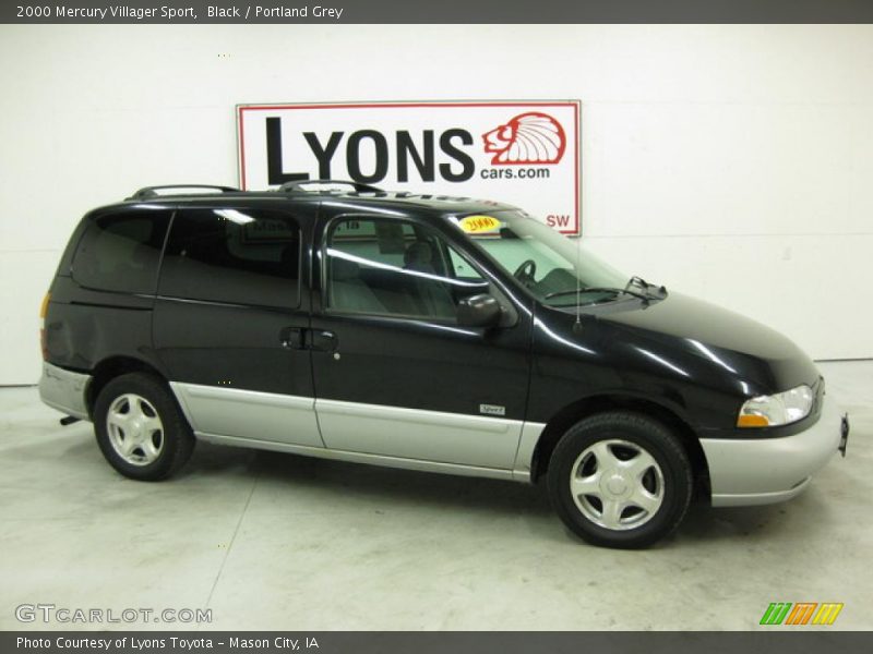 Black / Portland Grey 2000 Mercury Villager Sport