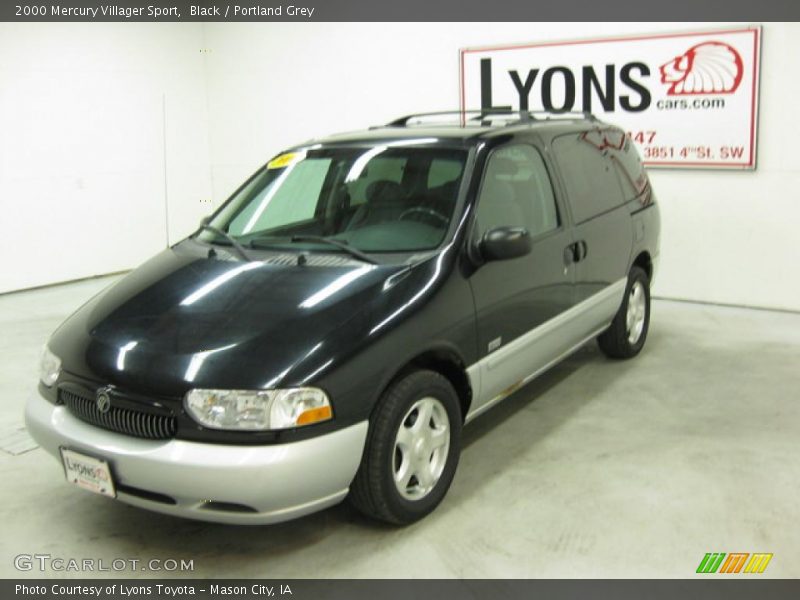 Black / Portland Grey 2000 Mercury Villager Sport
