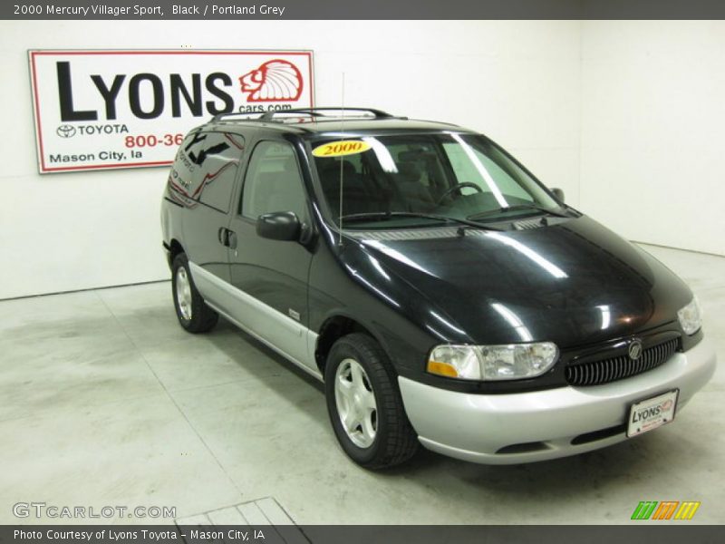 Black / Portland Grey 2000 Mercury Villager Sport