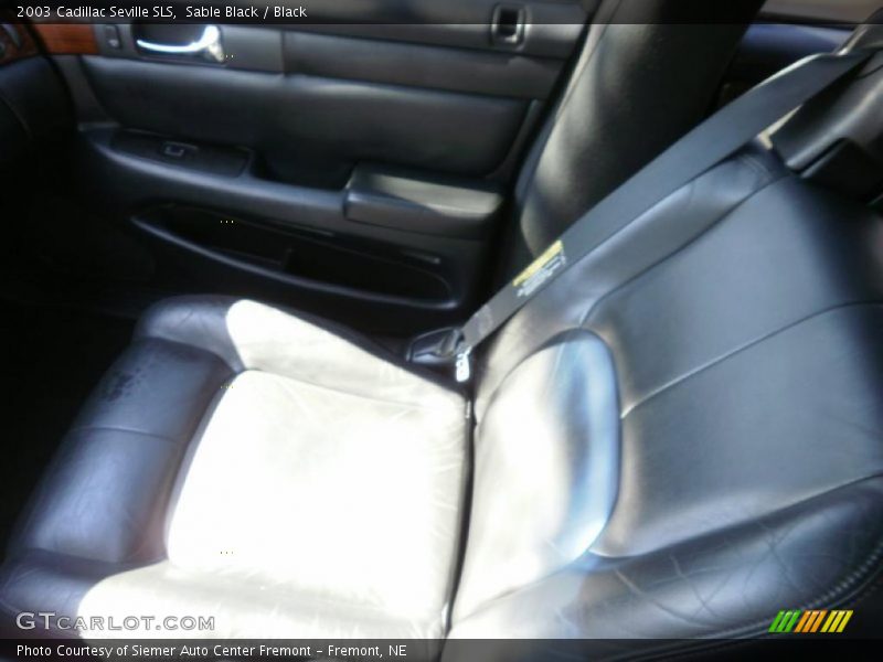 Sable Black / Black 2003 Cadillac Seville SLS