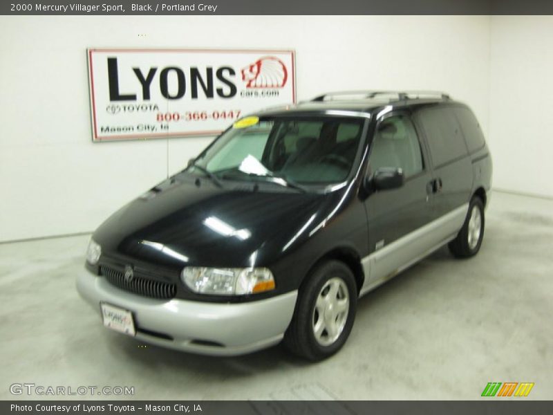 Black / Portland Grey 2000 Mercury Villager Sport
