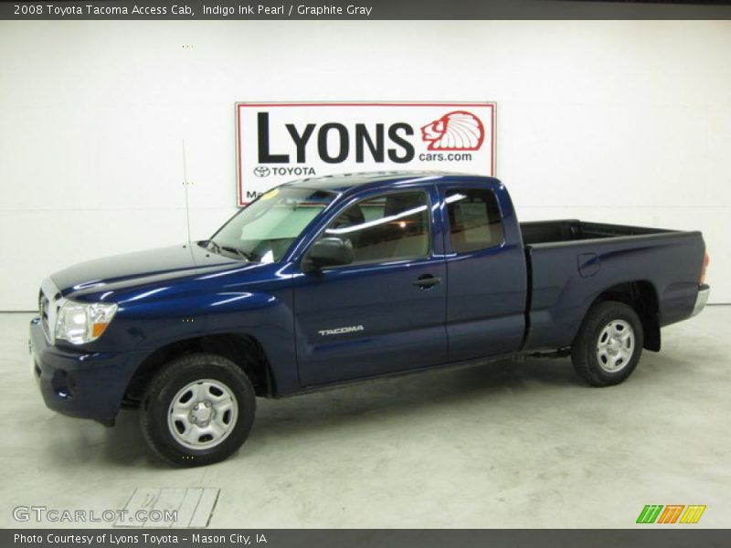 Indigo Ink Pearl / Graphite Gray 2008 Toyota Tacoma Access Cab
