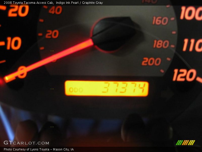 Indigo Ink Pearl / Graphite Gray 2008 Toyota Tacoma Access Cab