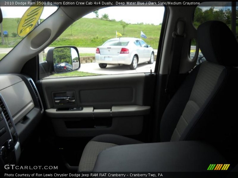 Deep Water Blue / Dark Slate/Medium Graystone 2010 Dodge Ram 3500 Big Horn Edition Crew Cab 4x4 Dually