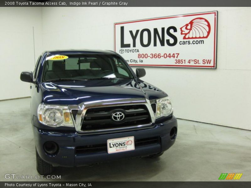 Indigo Ink Pearl / Graphite Gray 2008 Toyota Tacoma Access Cab
