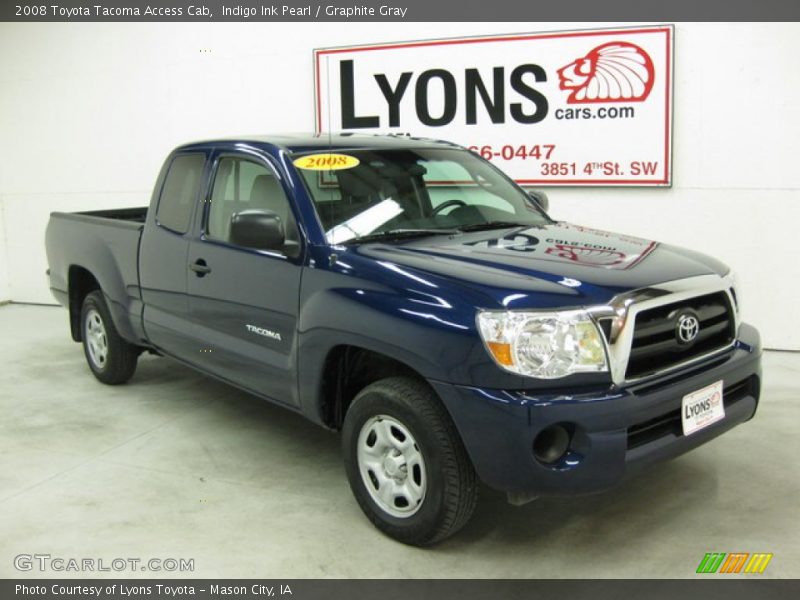 Indigo Ink Pearl / Graphite Gray 2008 Toyota Tacoma Access Cab