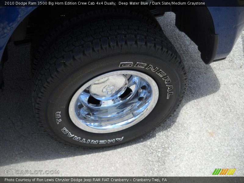 Deep Water Blue / Dark Slate/Medium Graystone 2010 Dodge Ram 3500 Big Horn Edition Crew Cab 4x4 Dually