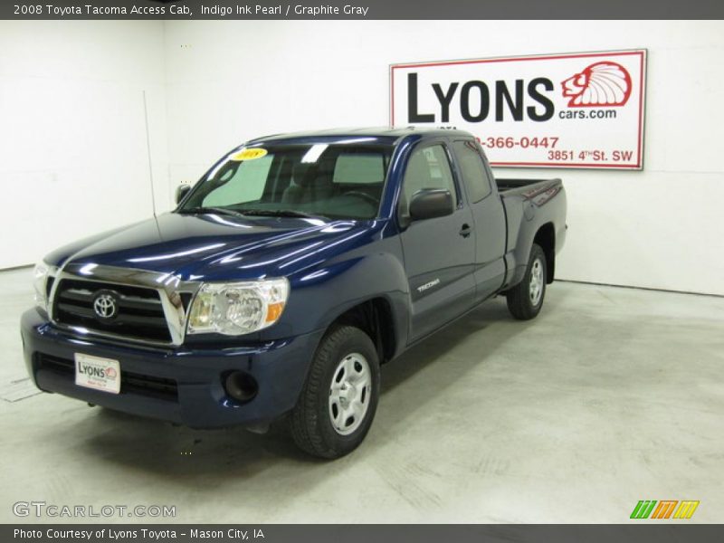 Indigo Ink Pearl / Graphite Gray 2008 Toyota Tacoma Access Cab