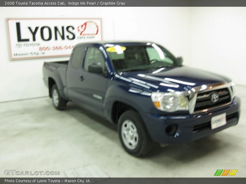 Indigo Ink Pearl / Graphite Gray 2008 Toyota Tacoma Access Cab