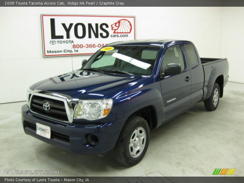 Indigo Ink Pearl / Graphite Gray 2008 Toyota Tacoma Access Cab
