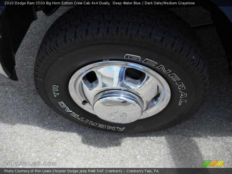 Deep Water Blue / Dark Slate/Medium Graystone 2010 Dodge Ram 3500 Big Horn Edition Crew Cab 4x4 Dually
