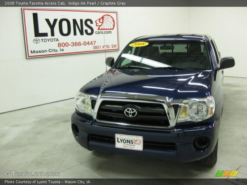 Indigo Ink Pearl / Graphite Gray 2008 Toyota Tacoma Access Cab