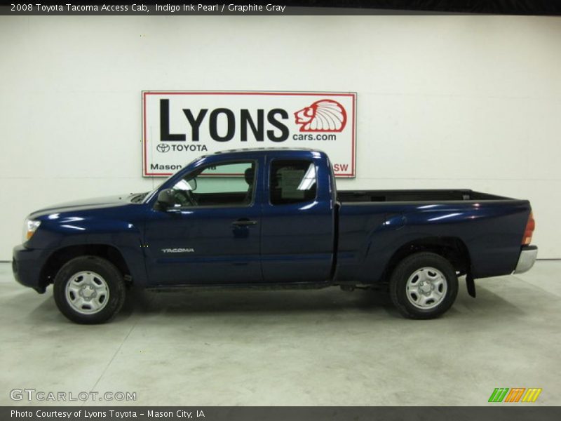 Indigo Ink Pearl / Graphite Gray 2008 Toyota Tacoma Access Cab