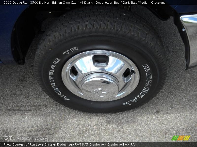 Deep Water Blue / Dark Slate/Medium Graystone 2010 Dodge Ram 3500 Big Horn Edition Crew Cab 4x4 Dually